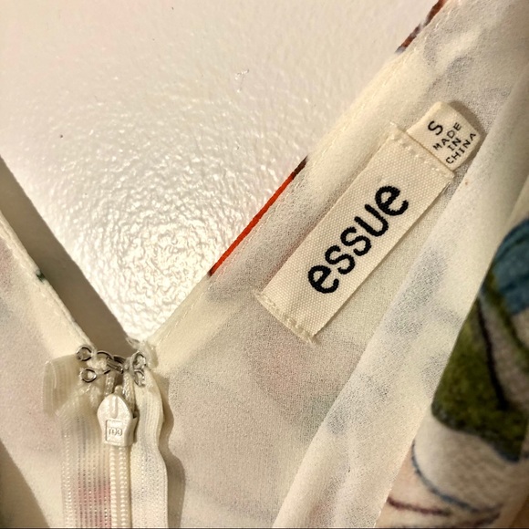 Cream floral strapless sundress by Essue - Picture 6 of 7